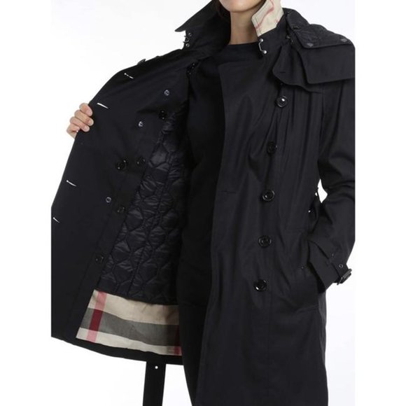 Burberry Jackets & Blazers - Burberry Reymoore Hooded Quilted Liner Raincoat